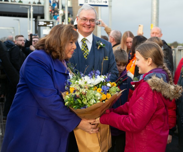 East Linton Station Opening Day - 2023-12-13